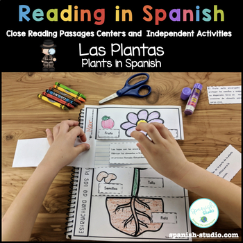 Preview of Spanish Plants Passages & Activities