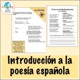 Spanish Poetry Introduction/ Introduccion a la poesia