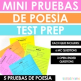 Spanish Poetry Quizzes - Spanish Test Prep - Pruebas de poesía