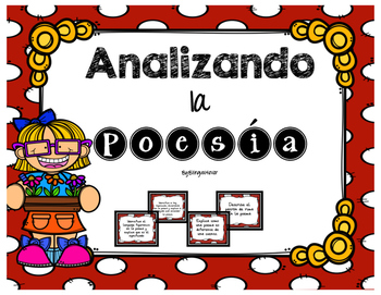 SPANISH-Español Tarjetas en Poesia-Responding to Poetry Task Cards