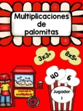 Spanish Popcorn Multiplication up to 12- Palomitas De Mult