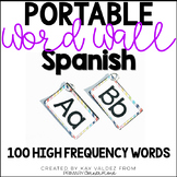 Spanish Portable Word Wall-100 High Frequency Words-EDITAB