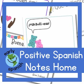 Positive Post-Its Notes ENGL/SPAN – Bilingual Marketplace