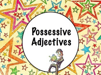 Preview of Spanish Possessive Adjectives Slideshow Presentation for Keynote