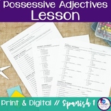 Spanish Possessive Adjectives Lesson - los adjetivos poses