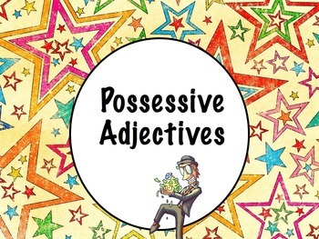 Preview of Spanish Possessive Adjectives PowerPoint Slideshow Presentation