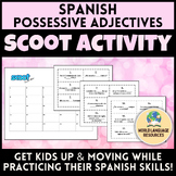 Spanish Possessive Adjectives Scoot Activity - Los adjetiv