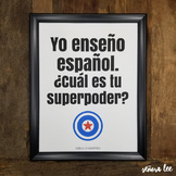 Spanish Classroom Decor - Spanish Posters - What's your Su