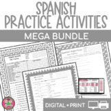 Spanish Practice Activities Mega Bundle | DIGITAL + PRINT