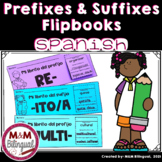 Spanish Prefixes and Suffixes Flipbooks | Prefijos y sufijos