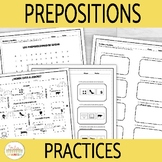 Spanish Prepositions of Location Worksheet Practices and A
