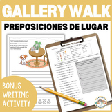 Spanish Prepositions of Location Gallery Walk - Preposicio