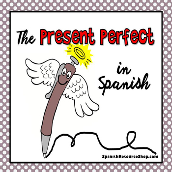 Preview of Spanish Present Perfect Grammar and Practice Powerpoint Bundle