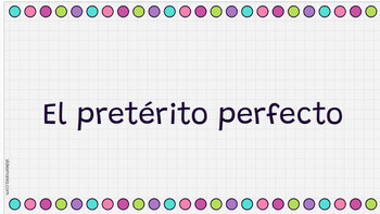 Spanish Present Perfect - Notes by Morgan Kaufman | TPT