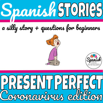 Preview of Spanish Present Perfect Reading Comprehension activity & grammar