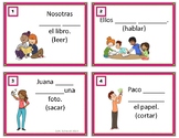Spanish Present Progressive Task Cards: Presente Progresiv
