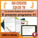 Spanish Present Progressive Writing Activity - Family Voca