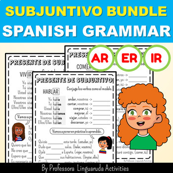Preview of Spanish Present Subjunctive Bundle - El subjuntivo WEIRDO NO PREP