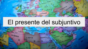 Preview of Spanish Present Subjunctive Practice