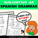 Spanish Present Subjunctive - Presente de Subjuntivo AR - 