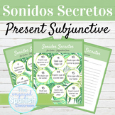 Spanish Present Subjunctive Sonidos Secretos Speaking Activity