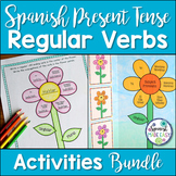 Spanish Present Tense Regular Verbs Activities and Bulleti