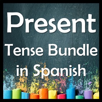 Preview of Spanish Present Tense - Activities, Games, Notes, Presentations -  El presente