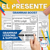 Spanish Present Tense Grammar Lesson Bundle: AR, ER, IR Ve