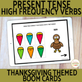 Spanish 1 Present Tense High Frequency Verbs Thanksgiving 