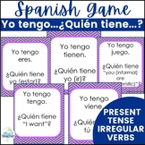 Spanish Present Tense Irregular Verbs I have...who has...? Game