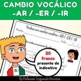 Spanish Present Tense - Irregular Verbs in Spanish Worksheet