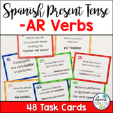 Spanish Present Tense Regular -AR Verbs Task Cards