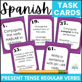 Spanish Task Cards Present Tense Regular Verbs