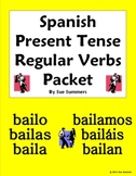 Spanish Present Tense Regular Verbs 33 Page Bundle - Spani