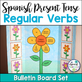 Spanish Present Tense Regular Verbs Bulletin Board Set