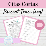 Spanish Present Tense Regular Verbs Citas Cortas Speaking 
