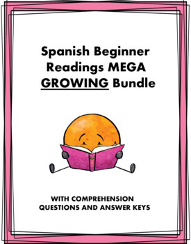 Preview of Spanish BEGINNER Readings MEGA Bundle: 115+ Lecturas @55% off + GROWING!