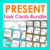 Present Tense Verbs Task Cards Bundle | Spanish Review Activity