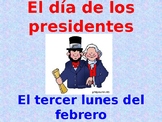 Spanish President's Day PowerPoint (Día de los presidentes)