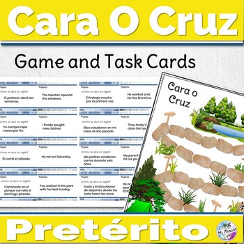 Spanish Preterite Game Cara o Cruz by Mi Rincon El Mundo de Espanol