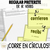 Spanish Preterite ER and IR Verbs ¡Corre en Círculos! Acti