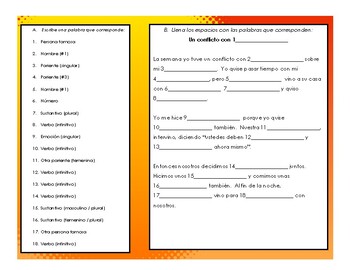 Spanish Preterite I Group Fill In Story by The Profe Store LLC | TpT