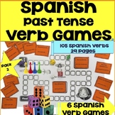 Spanish - Past Preterite Spanish - Verb Games and Activiti