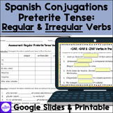 Spanish Preterite Past Tense Verbs | Regular and Irregular