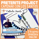 Spanish Preterite Saint Writing Activity - Caminar con los Santos