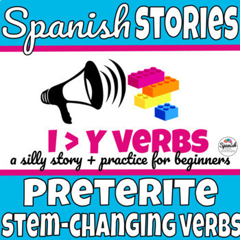 Preview of Spanish Preterite Stem Changing Verbs I to Y | Verbos irregulares en pretérito