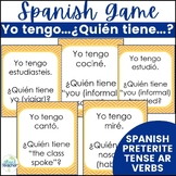 Spanish Preterite Tense AR Verbs Game I have...who has...?