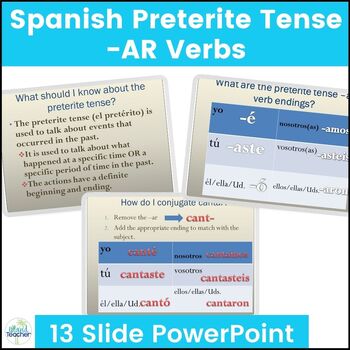 ar verb endings in spanish preterite