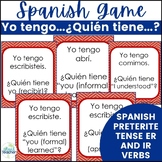 Spanish Preterite Tense ER IR Verbs I have...who has...? Game