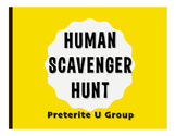 Spanish Preterite U Group Human Scavenger Hunt